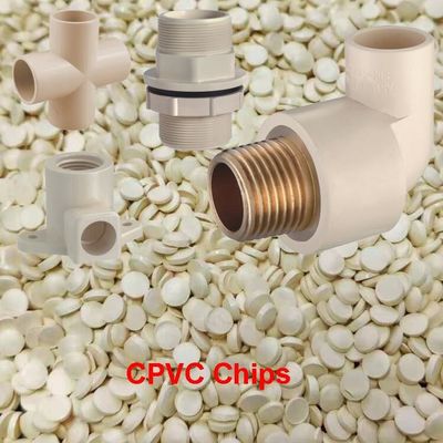 لوله اتصالات مواد CPVC رزین اکسیژن بدون خوردگی CPVC مواد خام