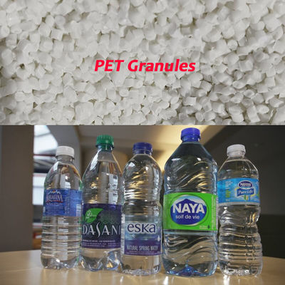 گرانول های پلاستیکی شفاف PET IV 0.81 250 ℃ نقطه ذوب برای بطری های آب